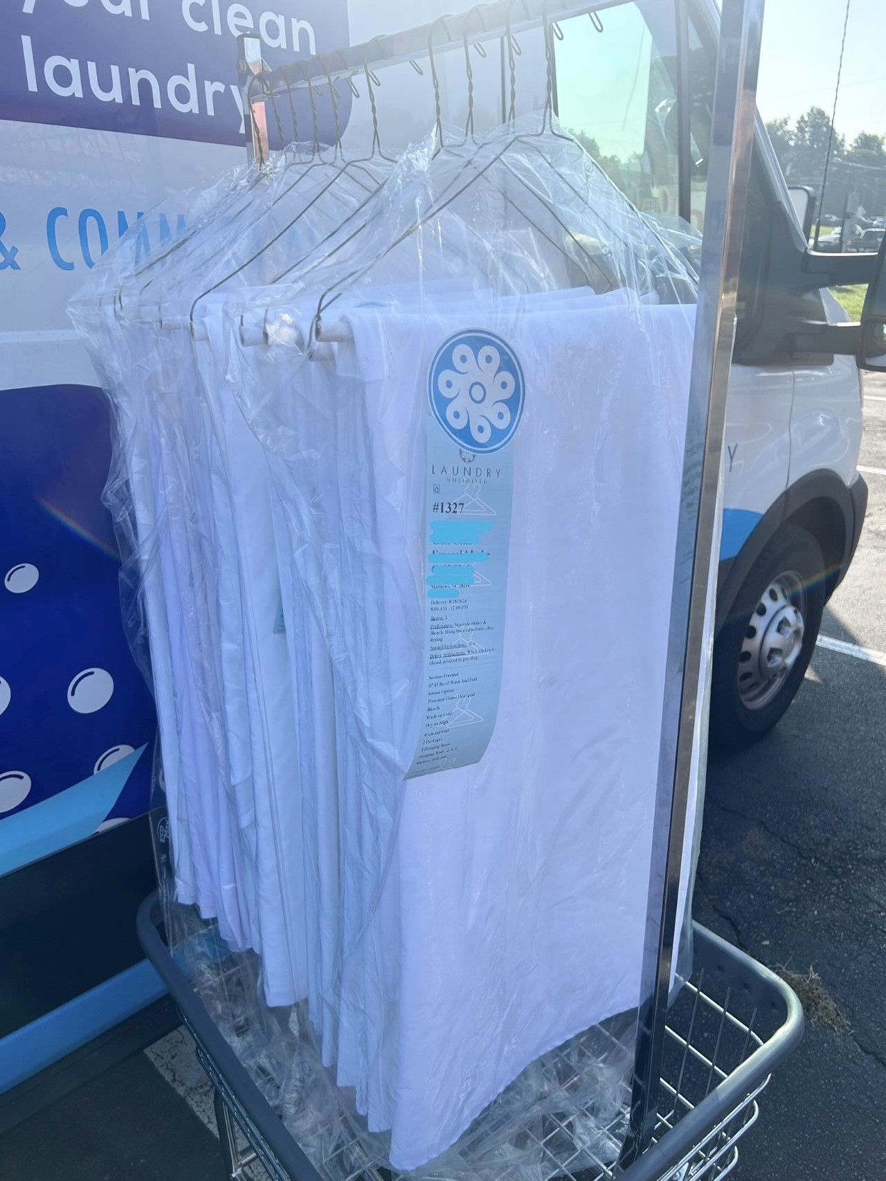 Laundry service for Piper Glen homes and businesses