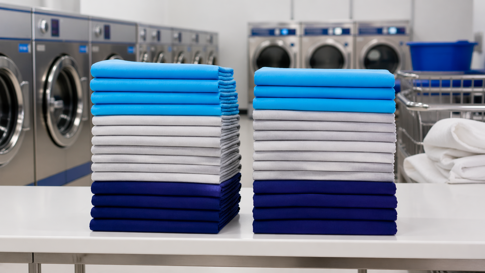 Commercial laundry service for business towels linens and uniforms