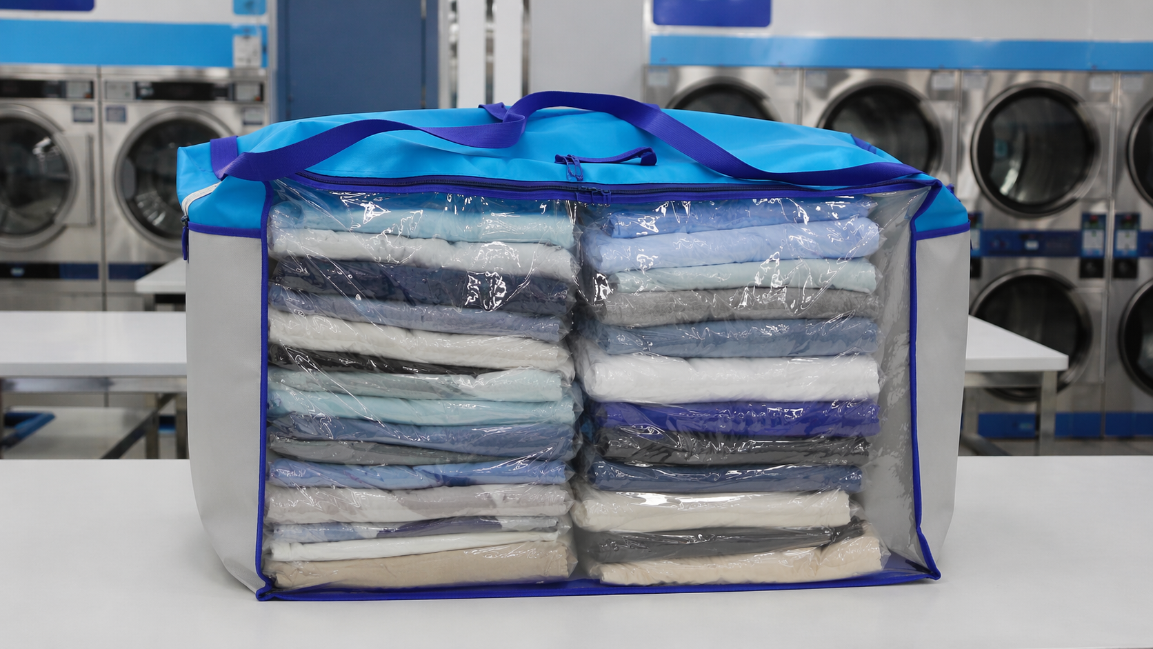 Laundry pickup and delivery service in Downtown Matthews, Matthews, North Carolina