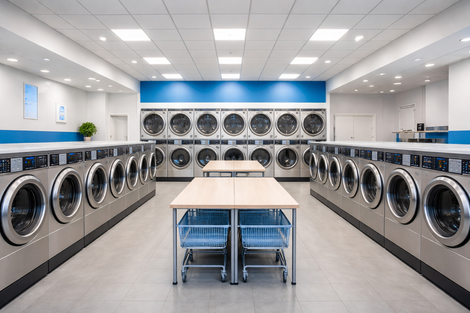 Self service laundromat near Providence Estates East in Charlotte, North Carolina