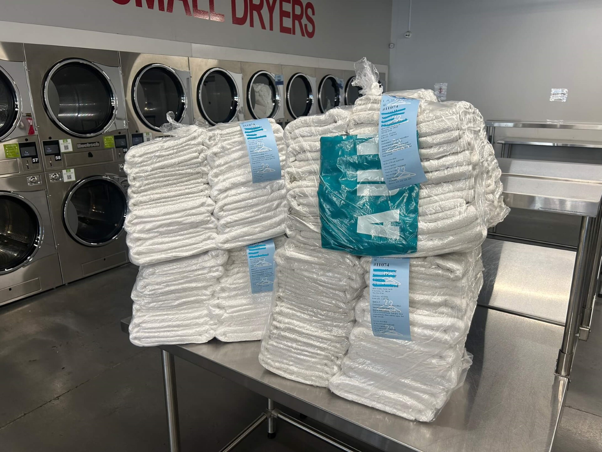 bulk laundry pickup towels