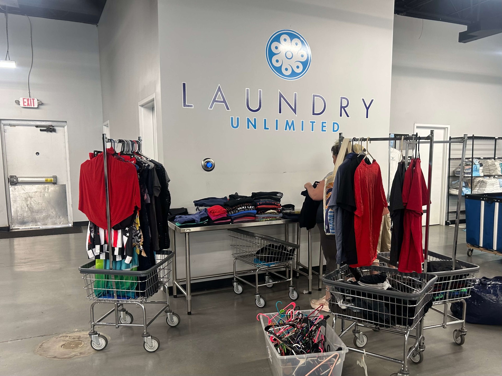 laundry bundle ready for pickup